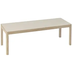 Muuto - Workshop Couchtisch 120 x 43 cm, Linoleum grau