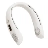 autolock Mini USB-Ventilator Mini USB-Ventilator Tragbarer Halsventilator 3 Stufen, LED-Anzeige Nackenventilator Einstellbar Ventilator weiß