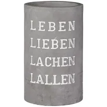 r√§der design Weinkühler aus Beton " Leben Lieben Lachen " von räder design exclusiv Wein Mitbringsel