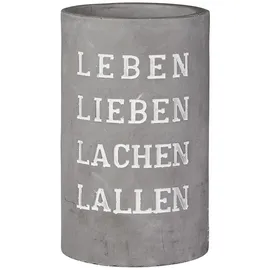 r√§der design Weinkühler aus Beton " Leben Lieben Lachen " von räder design exclusiv Wein Mitbringsel