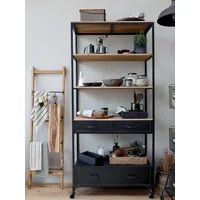 Chic Antique Regal auf Rädern mit Schubladen, 91,5 x