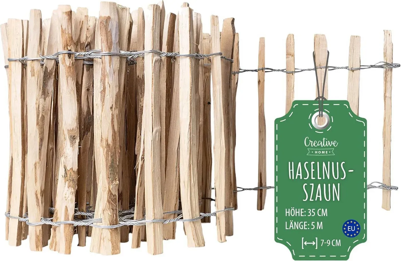 creative home staketenzaun 35cm hoch und 5m lang