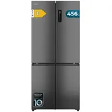 Cecotec Bolero CoolMarket 4D Side-by-Side (456 l, 1890 mm hoch, Schwarz)