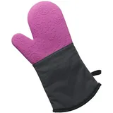 LURCH 70246 Backhandschuh Silikon/Textil UV ProTech Oberflächenveredelung Grape