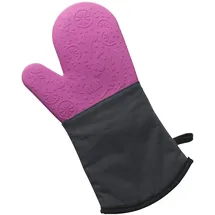 LURCH 70246 Backhandschuh Silikon/Textil UV ProTech Oberflächenveredelung Grape