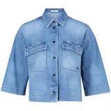 Betty & Co Jeansjacke mit Perlen in Light Blue Denim | Gr.: 46