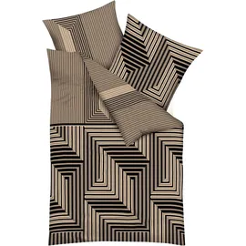 KAEPPEL Bettwäsche Escape gold 155x220 cm + 80x80 cm)