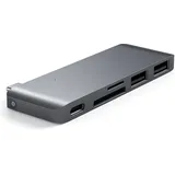 Satechi USB-C Passthrough Hub Silber für Macbook 12"