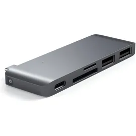 Satechi USB-C Passthrough Hub Silber für Macbook 12"