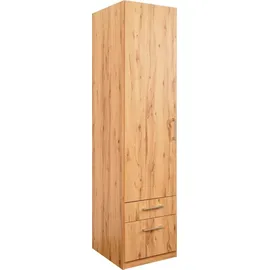Priess Drehtürenschrank Lindau braun 48 cm x 193 cm x 54 cm