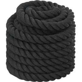 vidaXL Battle Rope Schwarz 15 m