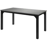 Mirjan24 Focus 160 x 76 x 90 cm grau/schwarz