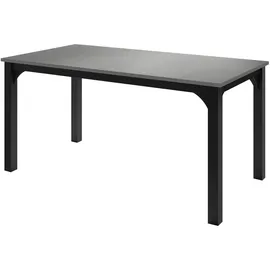 Mirjan24 Focus 160 x 76 x 90 cm grau/schwarz