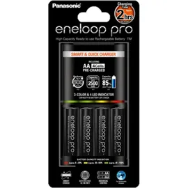 Panasonic eneloop BQ CC55 + eneloop pro AA 2500 mAh 4 St.
