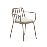 Natur24 4-er Set Stuhl Bramant 60 x 76 x 55 cm Stahl Helllila Sitzgelegenheit