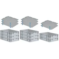 Proregal SuperSparSet 8x Eurobox NextGen Economy mit Auflagedeckel und