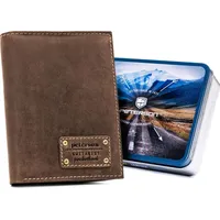 Peterson Retro Geldbörse Herren braun
