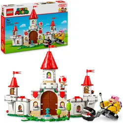 LEGO® Konstruktionsspielsteine »Showdown mit Roy beim Pilz-Palast (71435), LEGO Super Mario«, (738 St.), Made in Europe LEGO® bunt