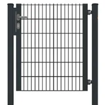 FA-Bausysteme Gartentor Halb-Rahmen 132 x 160 cm Anthrazit