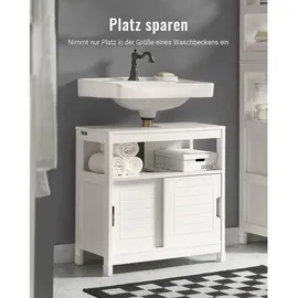 SoBuy Waschbeckenunterschrank 60 x 60 cm Weiß