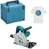 Makita Tauchsäge SP6000J inkl. Führungsschiene FS 1400 + Makpac
