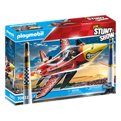 PLAYMOBIL 70832 Air Stuntshow Düsenjet Spielset, Mehrfarbig