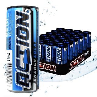 ACTION Energy Drink 250 ml - 24 Dosen / Cola