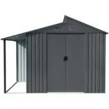 Floraworld Gartenhaus Skylight 3 x 1,73 m Anthrazit