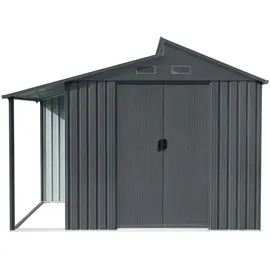 Floraworld Gartenhaus Skylight 3 x 1,73 m Anthrazit