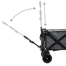 Zelsius Bollerwagen faltbar grau