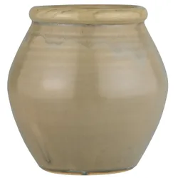IB Laursen Topf mit krakelierter Oberfläche, H20,5/Ø20 cm, soil