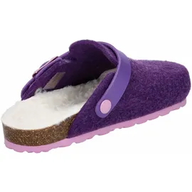 LICO Hausschuh Clog Kids Warm Lila 40