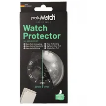 Polywatch Uhrenglas Watch Protector mit Nano-Tech-Versiegelung Glas Schutz Weiß