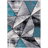 Pergamon Designer Teppich, Brilliant Magic Blau, 200x290cm