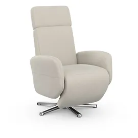 sit&more TV-Sessel Struktur weich 71 x 110 x 82 cm creme