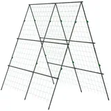 Outsunny Verstellbares, Grün, Metall, Kunststoff, 100x180x180 cm, Gartenzubehör, Gartendeko