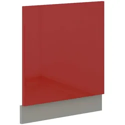 Frontblende Geschirrspüler integriert 60 cm Rot Hochglanz Küche Rose Bianca