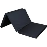 Premium Schlafauflage für V-Klasse und Marco Polo mit Küchenzeile | Klappmatratze 200x108x8cm, Schwarz | Faltbare Matratze für Bus, Faltmatratze Camping