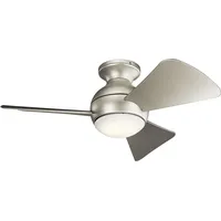 Licht-Erlebnisse Deckenventilator mit Beleuchtung EMMY Fernbedienung 3 Flügel Sommer