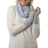 Fingerloser Handschuh – Handgelenkwärmer – Kaschmir Merino Knit, hellblau, Einheitsgröße - Einheitsgröße