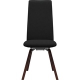 Stressless® Polsterstuhl Laurel, High Back, Größe M, mit schräggestellten Beinen in Walnuss schwarz