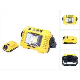 DeWalt DeWalt, Arbeitsleuchte, DCL 077 Akku LED Arbeitsstrahler 12 V 18 V 2000 lm IP54 + 1x Akku 2,0 Ah - ohne Ladegerät (2000 lm)