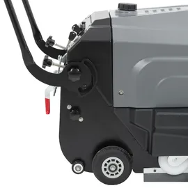 Ulsonix Kehrsaugmaschine mit Akku 4000 m2/h 2 Bürsten zu je 46 cm 35 l Schmutzbehälter HEPA-Filter elektrische Kehrmaschine Saug-Kehrmaschine