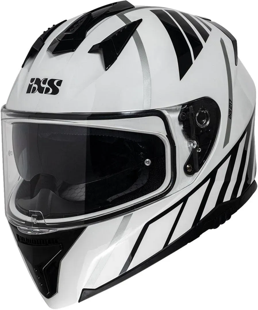 iXS Integralhelm iXS217 2.0 weiss-schwarz - S