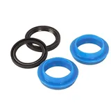 EnDURO Fk6613 Rockshox 28 Mm Gabeldichtringsatz Blau,Schwarz Blau,Schwarz One Size