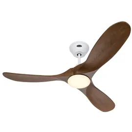 CasaFan Eco Genuino-L MW-NB 122 cm Deckenventilator nussbaum/weiß
