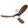 CasaFan Eco Genuino-L MW-NB 122 cm Deckenventilator nussbaum/weiß