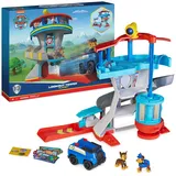 Spin Master PAW Patrol, Lookout Tower, Hauptquartier Spielset mit 1 Chase Basis Fahrzeug, 2 Chase Figuren und Zubehör, geeignet für Kinder ab 3 Jahren