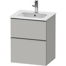Duravit Waschtischunterschrank 2 Auszüge 51 x 62,5 x 40,2 cm Betongrau Matt