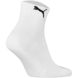 Puma Cushioned Quarter Socken 12er Pack Weiß 43-46